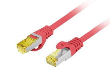 shumee Patchcord Lanberg FTP kat. 6A 0,5 m LSZH CU fluke passed rdeč