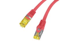 shumee Patchcord Lanberg FTP kat. 6A 0,5 m LSZH CU fluke passed rdeč