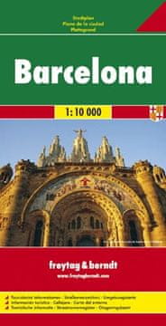 shumee Barcelona 1:10.000. Zemljevid / načrt mesta. Freytag & Berndt