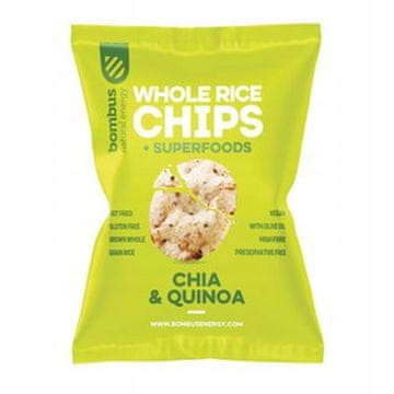 Bombus Polnozrnati riževi čips s chia in kvinojo, brez glutena, 60 g