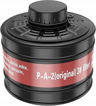 shumee Posoda s filtrom in absorberjem za plinsko masko 40 mm Koanni