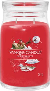 Yankee Candle Božični večer - Yankee Candle Signature - Velika dišeča sveča