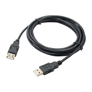shumee Kabel 2x USB A 2.0 Akyga AK-USB-19 podaljšek moški-ženski 3 m