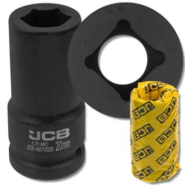JCB JCB 3/4" Cr-Mo globok udarni nastavek, 6-kraki 20 mm nastavek