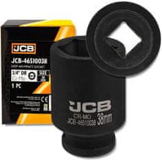 JCB JCB 3/4" Cr-Mo globok udarni nastavek, 6-kraki 38 mm nastavek