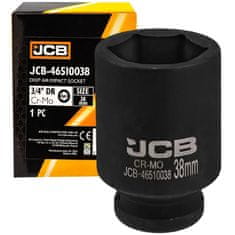 JCB JCB 3/4" Cr-Mo globok udarni nastavek, 6-kraki 38 mm nastavek