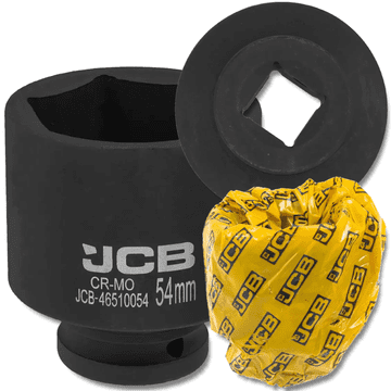 JCB JCB 3/4" Cr-Mo globok udarni nastavek, 6-kraki 54 mm nastavek