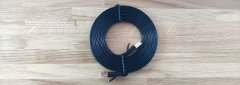 shumee LAN Ethernet ploščati SFTP omrežni kabel CAT7 15 m črne barve