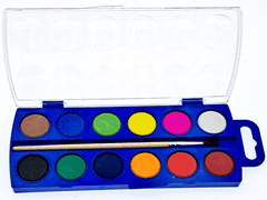 Colorino Akvarelne barve Colorino za nogomet, majhna tableta, 12 barv