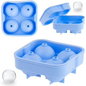 TOP GIFT Silikonski model za ledene kocke TG56244, 5 cm x 4, za viski