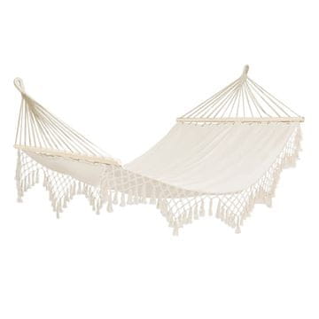 TOP GIFT TG56032 Vrtna viseča mreža na močnem ogrodju z boho resicami