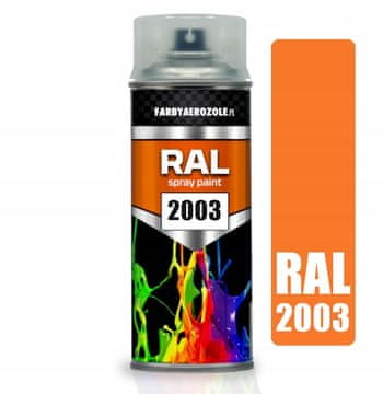shumee Akrilna barva v spreju RAL 2003 Oranžna 400m aerosolna barva