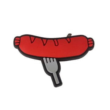 shumee Crocs gumijasta značka emblem našitek hrana klobasa 57-92 OS