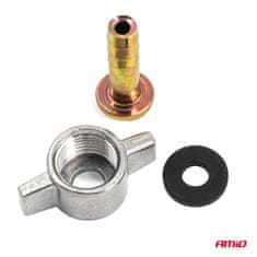 AMIO Matica kompresorja z metuljčkom M16 x 1,5 za 8 mm amio-04499