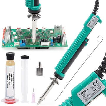 shumee Črpalka za odspajkanje Yihua 929D-V + komplet talila RMA-223