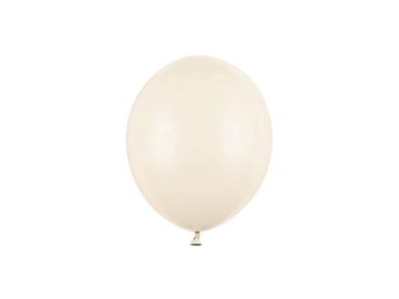 PartyDeco Močni lateks baloni, pastelno svetlo nude, 12 cm, 100 kosov.
