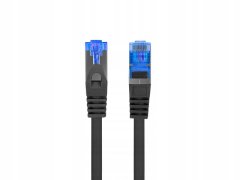 Lanberg Patchcord Lanberg S/FTP kat. 6A 3m lszh CCA fluke passed črn