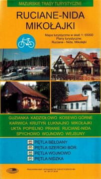 M+H Ruciane-Nida, Mikołajki in okolica. Turistični zemljevid. MH