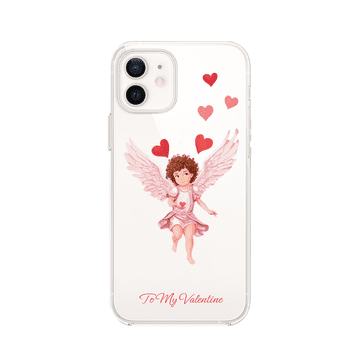 shumee Ovitek za iPhone 12 Mini, prozoren, prožen silikonski, Cupid