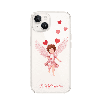 shumee Ovitek za iPhone 14 Plus, prozoren, prožen silikonski, Cupid