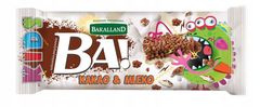 BAKALLAND Bakalland Ba! Otroška žitna ploščica s kakavovim mlekom 25 g