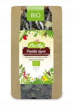 shumee Organska temno zelena bučna semena (poljska) 300 g - BIO RAJ