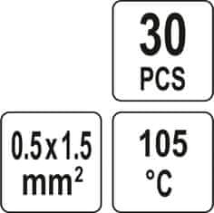 YATO Termični tulec s kositrom 0,5-1,5 mm2 30 kosov YT-81441 yato