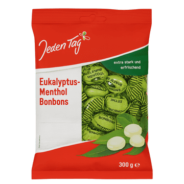 Jeden Tag Ena oznaka evkaliptus-mentol evkaliptus-mentol bonboni 300 g