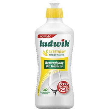 Ludwik Ludwik detergent za pomivanje posode z vonjem limone 450 ml