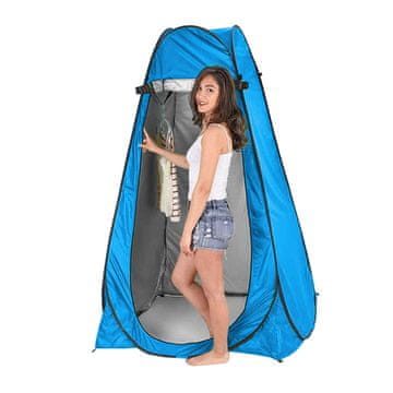 TOP GIFT TG64417-1 moder šotor za na plažo s garderobo in straniščem