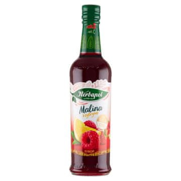 HERBAPOL Herbapol Prehransko dopolnilo sirup maline in limone 420 ml