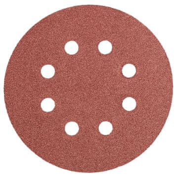 shumee Brusilni diski z ježkom 125 mm, P100, 5 kosov, z 8 luknjami