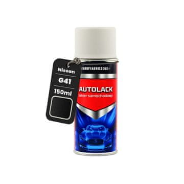 shumee Nissan G41 Black Pearl - črna barva za avto v spreju 150 ml