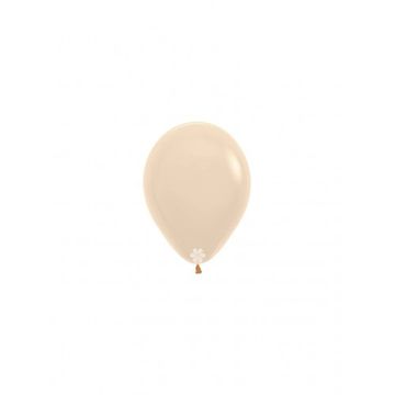 shumee Sempertex lateks baloni, pastelno mat nude 12 cm, 50 kosov.