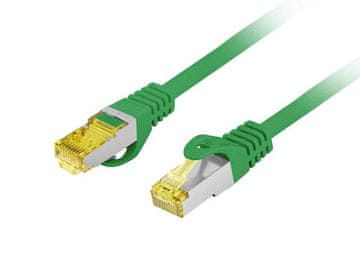 Lanberg Patchcord Lanberg FTP kat. 6A 0,5 m LSZH CU, rdeč, rumen