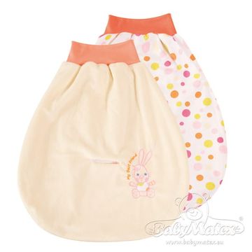 BabyMatex Sono best friend dvostranska spalna vreča, ecru, polka pike