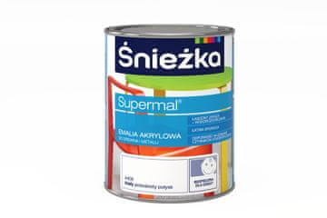 shumee Supermal akrilni emajl za les in kovino A500 bela mat 0,4 l
