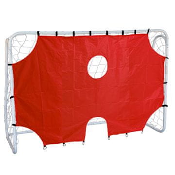 Master Jekleni nogometni gol z glavno mrežo 213x152 cm za merjenje
