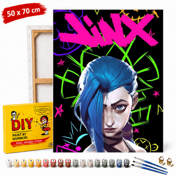 shumee Slika po številkah z okvirjem Arcane Jinx Portrait 50x70 cm