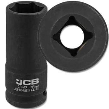 JCB JCB 1/2" Cr-Mo 6-kraki udarni nastavek, tankostenski, 22 mm