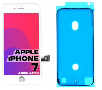 shumee Zaslon za Apple iPhone 7 z originalnim Retina zaslonom, bel