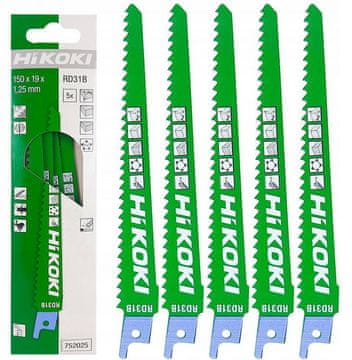 shumee Hikoki list za sabljasto žago RD31B S611DF 150 mm 5 kosov.