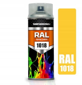 shumee Akrilni lak v spreju RAL 1018 rumena svetlo sijajna 400 ml