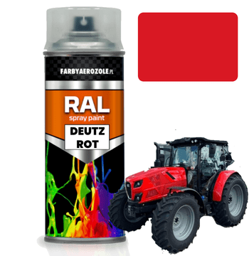 shumee Akrilni lak v spreju za traktorje Deutz ROT RED rdeč 400ml