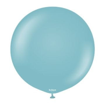 shumee Retro modri stekleni lateks baloni, modri 60 cm, 2 kosa.