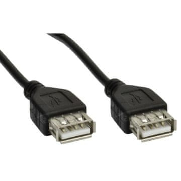 shumee Akyga AK-USB-06 USB 2.0 kabel A(Ž) - A(Ž) 1,8 m črne barve