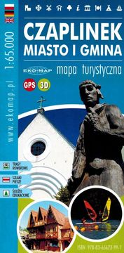 shumee Občina Czaplinek 1:65.000. Turistična karta. EKO-ZEMLJEVID