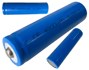 shumee Li-ionska baterija 18650 za luči 4800mAh 4.2V litij-ionska