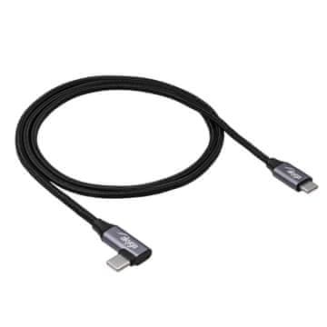 Akyga USB tip C / USB tip C kotni kabel 1 m AK-USB-54 60W pleten