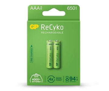 shumee Reciklirana nimh baterija 1,2 V 650 mAh AAA - GP 65-U2 RC